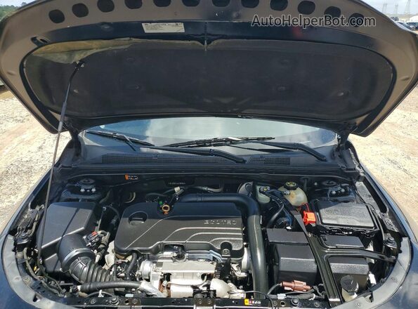1G1ZD5STXLF097654 2020 CHEVROLET MALIBU Black Engine compartment view