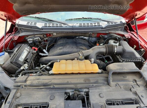 1FTEW1EG1GFA77614 2016 FORD F150 Red Engine compartment view