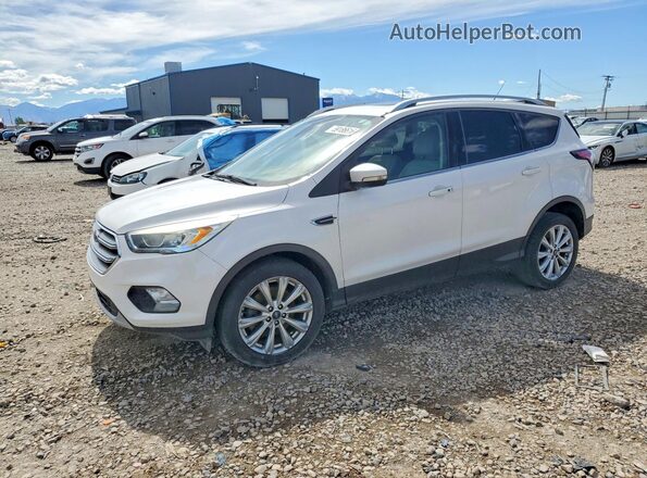 1FMCU9J97HUE04173 2017 FORD ESCAPE Белый Задняя левая четверть