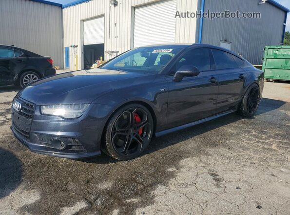 WAUWFAFC7HN034304 2017 AUDI S7 Black Հետևի ձախ