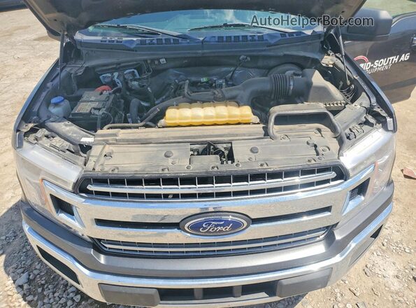 1FTEW1CP0LKF15365 2020 FORD F150 Gray Engine compartment view
