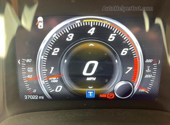 1G1YL2D71G5104192 2016 CHEVROLET CORVETTE White Vista del cuadro de instrumentos