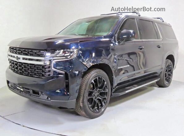 1GNSKBED3PR270959 2023 CHEVROLET SUBURBAN Blue Trasero derecho