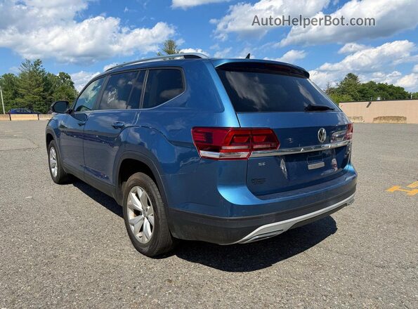 1V2UR2CA3KC548517 2019 VOLKSWAGEN ATLAS Blue Delantero derecho