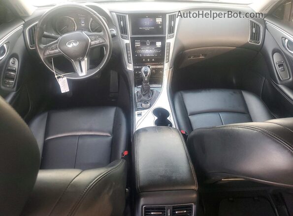 JN1EV7BR7MM753571 2021 INFINITI Q50 White Widok zestawu wskaźników