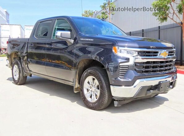 2GCPACED9P1125148 2023 CHEVROLET SILVERADO Black Հետևի ձախ