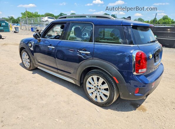 WMZYU7C51K3F93976 2019 MINI COOPER Blue Trasero izquierdo