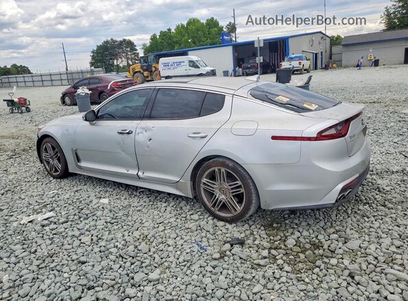 KNAE25LA6J6015292 2018 KIA STINGER Silver 