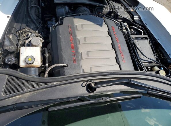 1G1YJ2D78H5107338 2017 CHEVROLET CORVETTE White ძრავის განყოფილების ხედი