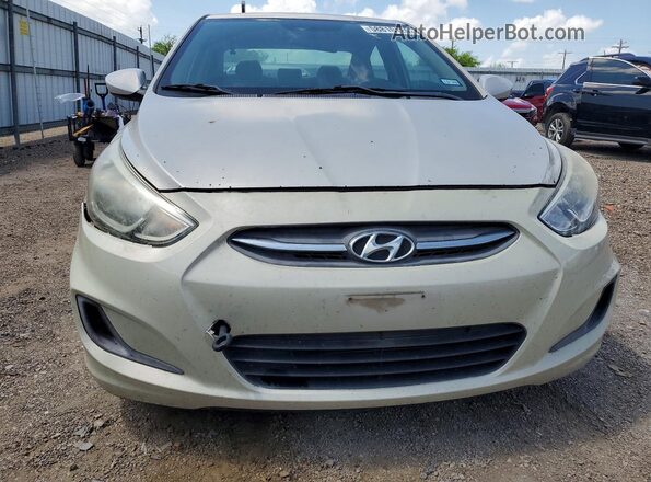KMHCT4AE4HU220022 2017 HYUNDAI ACCENT Beige Rear view