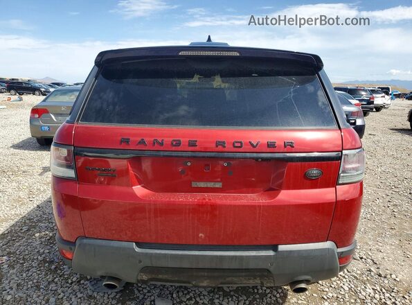 SALWG2FVXHA669458 2017 LAND ROVER RANGE Red Vista interior delantera