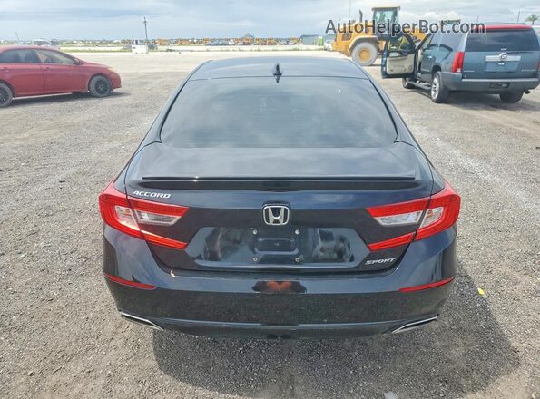 1HGCV1F34LA028454 2020 HONDA ACCORD Black 