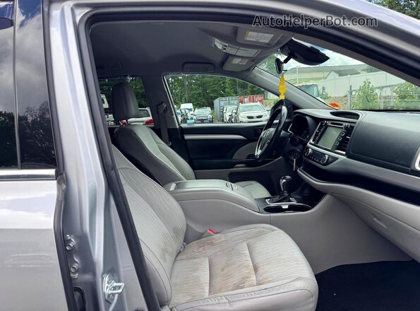 5TDBZRFH9HS367178 2017 TOYOTA HIGHLANDER Серебряный 