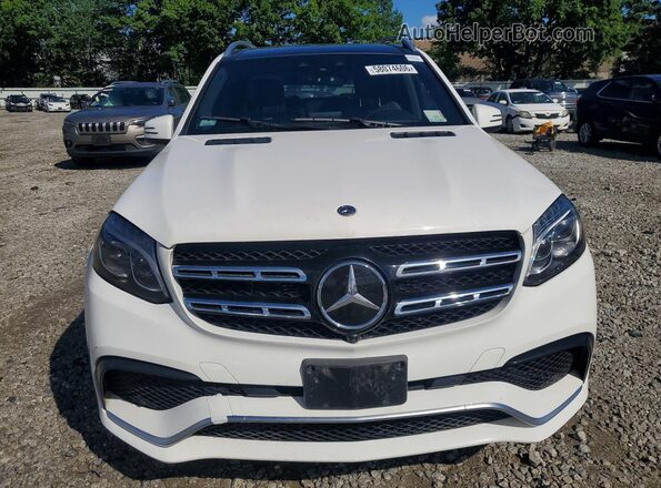 4JGDF7FE4JB081355 2018 MERCEDES-BENZ GLS-CLASS White Вид ззаду