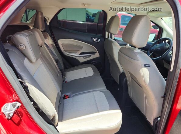 MAJ3S2GEXMC409301 2021 FORD ECOSPORT Red Вид задньої частини салону