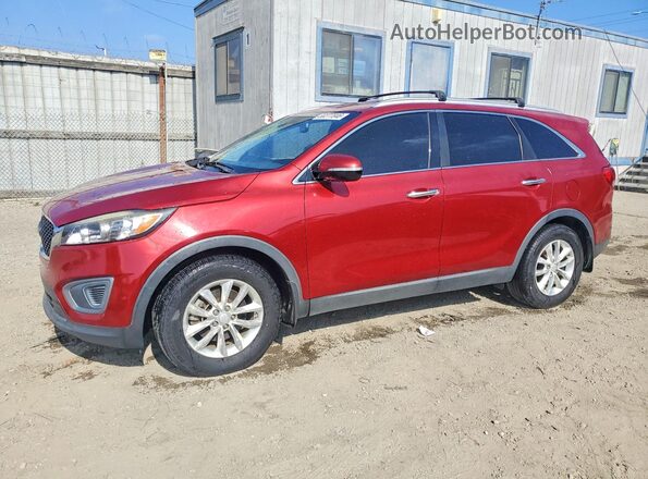 5XYPG4A34GG147470 2016 KIA SORENTO Red 