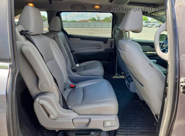 5FNRL6H88JB070408 2018 HONDA ODYSSEY Gray ძრავის განყოფილების ხედი