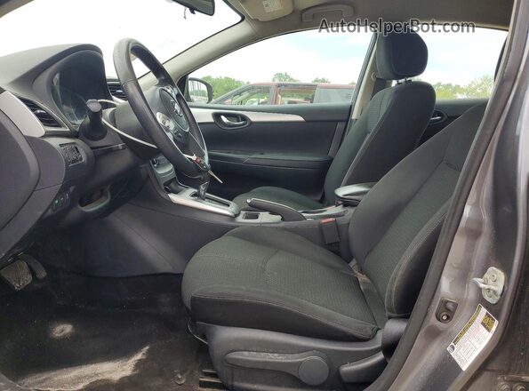 3N1AB7AP0JY337569 2018 NISSAN SENTRA Gray წინა პანელის ხედი