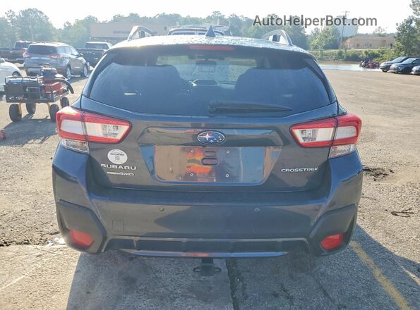 JF2GTAMC0J8299753 2018 SUBARU CROSSTREK Charcoal წინა სალონის ხედი