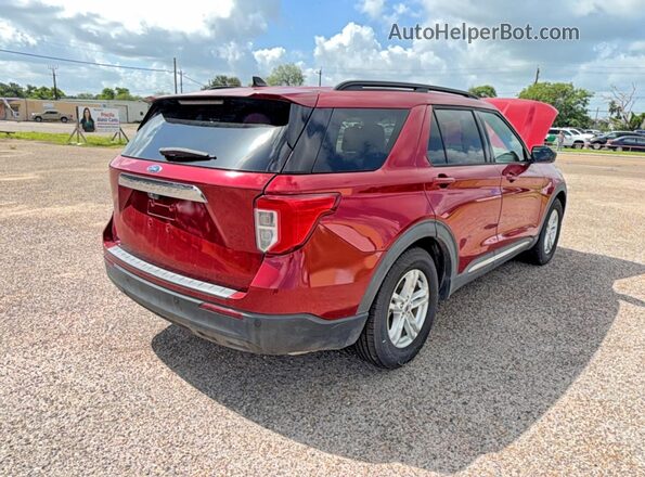 1FMSK7DH8MGA61598 2021 FORD EXPLORER Red Դիմացի տեսք