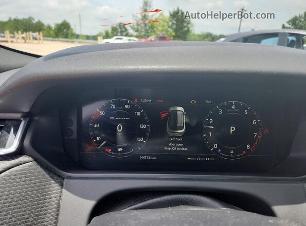 SALYL2RX3JA735095 2018 LAND ROVER RANGE Gray Widok tylnych siedzeń