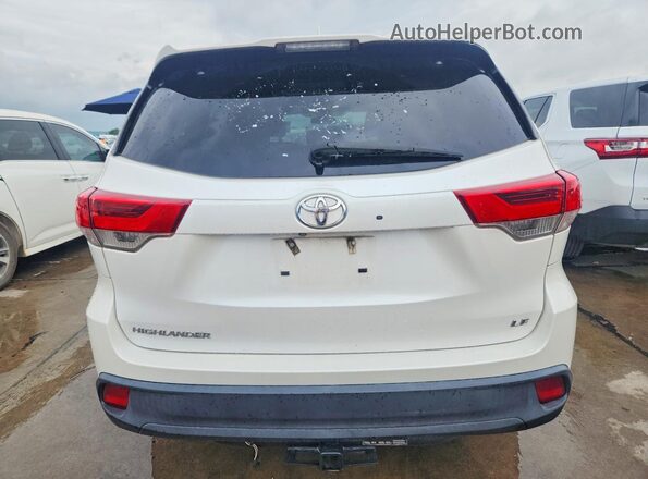 5TDZZRFHXKS308274 2019 TOYOTA HIGHLANDER White Սալոնի դիմացի տեսք