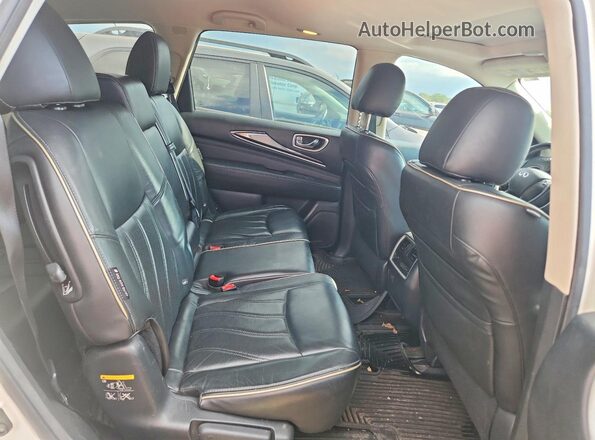 5N1DL0MM6JC502139 2018 INFINITI QX60 Белый Вид задней части салона