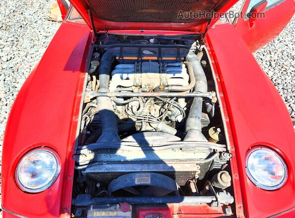 9289201986 1979 PORSCHE 928 Red Rear interior view