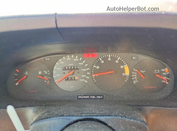 9289201986 1979 PORSCHE 928 Red Instrument cluster view