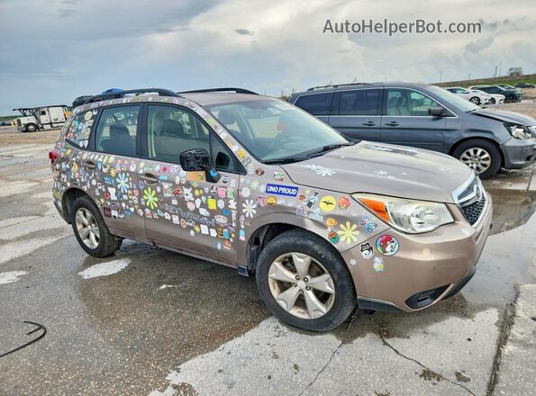 JF2SJABC1GH411035 2016 SUBARU FORESTER Brown Widok z przodu
