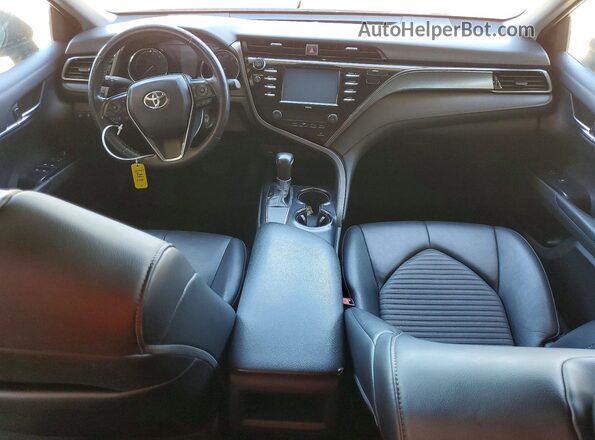 4T1G11AK7LU879233 2020 TOYOTA CAMRY Black Widok zestawu wskaźników