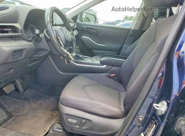 5TDCZRAH1LS005172 2020 TOYOTA HIGHLANDER Blue 