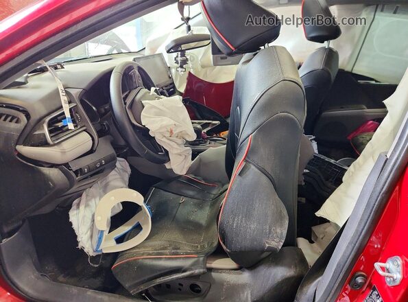 4T1S11AK7NU031432 2022 TOYOTA CAMRY Red Սալոնի դիմացի տեսք