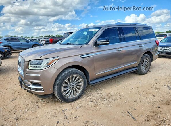 5LMJJ2MT0JEL00281 2018 LINCOLN NAVIGATOR Beige Rear left