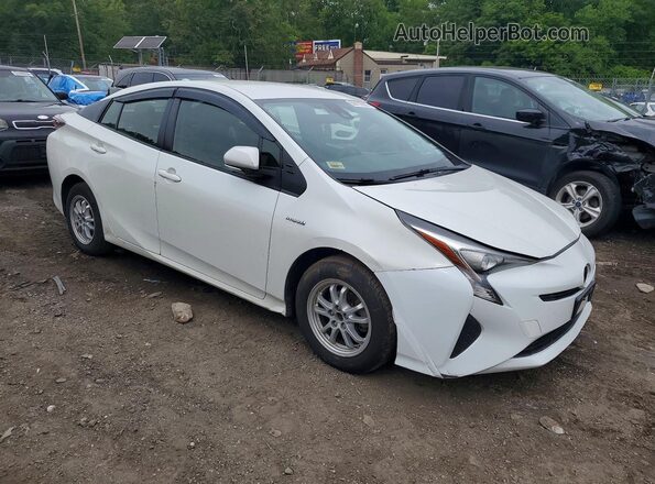 JTDKBRFU4H3035166 2017 TOYOTA PRIUS Cream Front view
