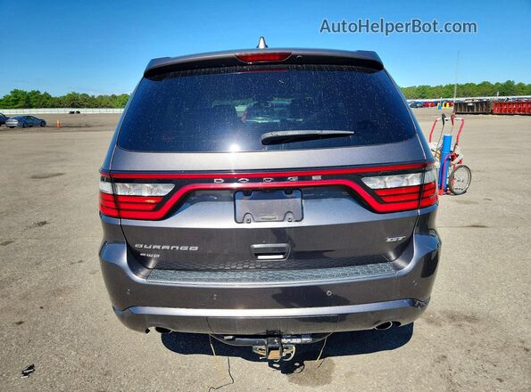 1C4RDJDG8HC847870 2017 DODGE DURANGO Gray Вид салону спереду