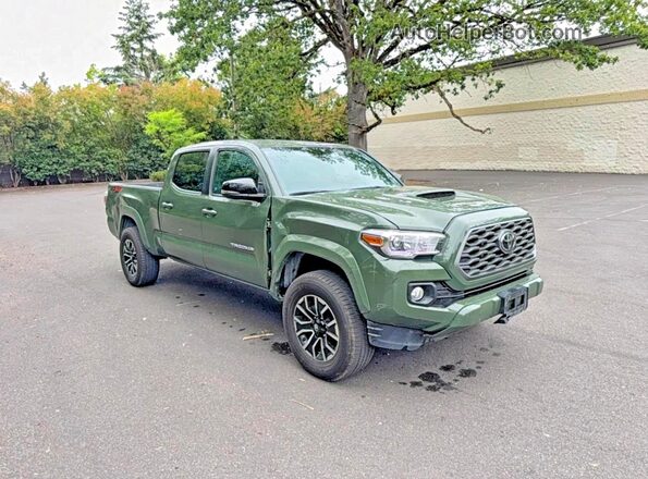3TMDZ5BNXNM136041 2022 TOYOTA TACOMA Green უკანა მარცხენა