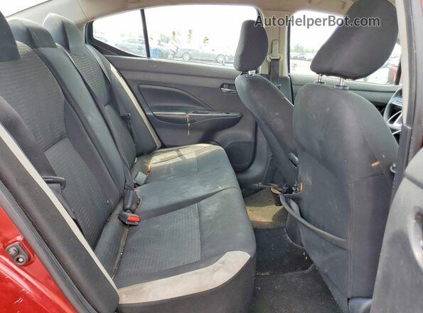 3N1CN8EV3LL844593 2020 NISSAN VERSA Red Widok wnętrza z tyłu