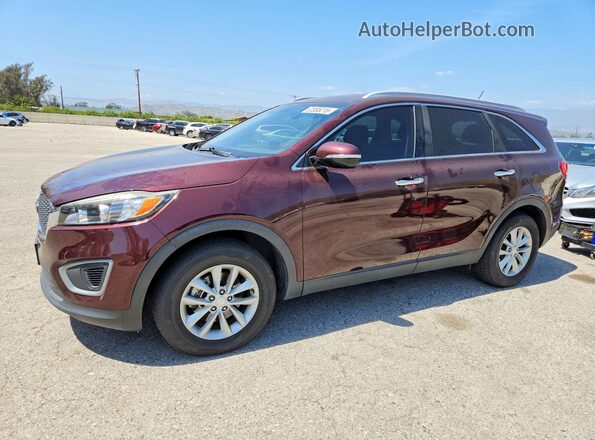 5XYPG4A36GG125583 2016 KIA SORENTO Burgundy 