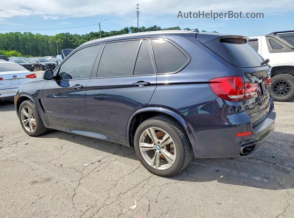 5UXKR6C54J0U14746 2018 BMW X5 Blue Rear right