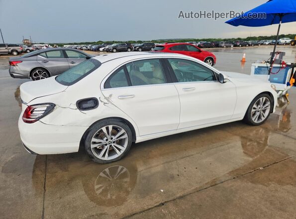 55SWF8DB8KU293989 2019 MERCEDES-BENZ C White წინა მარჯვენა