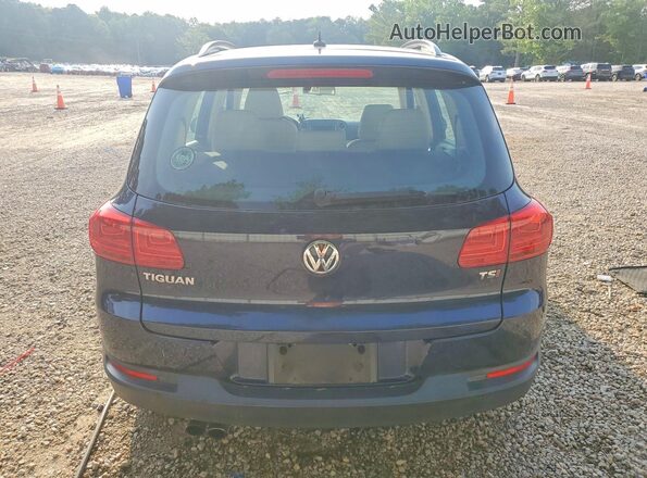 WVGAV7AX2GW602587 2016 VOLKSWAGEN TIGUAN Blue Սալոնի դիմացի տեսք