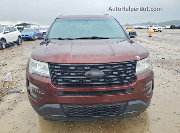 1FM5K8D84GGB35011 2016 FORD EXPLORER Maroon 