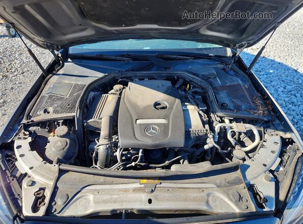 55SWF4KB7HU182399 2017 MERCEDES-BENZ C-CLASS Gray ძრავის განყოფილების ხედი