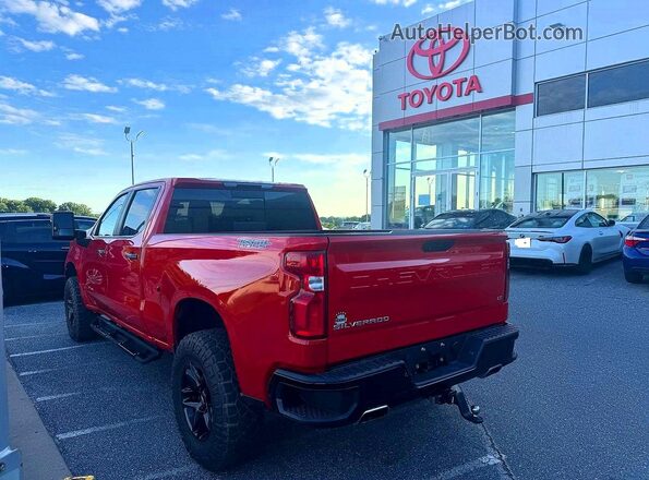 3GCPYFED3MG246645 2021 CHEVROLET SILVERADO Red 