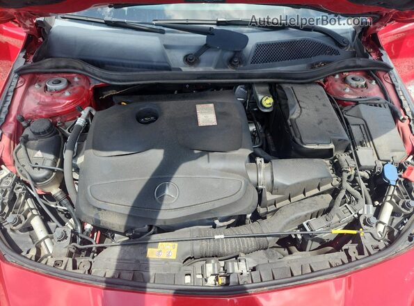 WDDSJ4EB4JN510367 2018 MERCEDES-BENZ CLA-CLASS Красный Вид подкапотного пространства