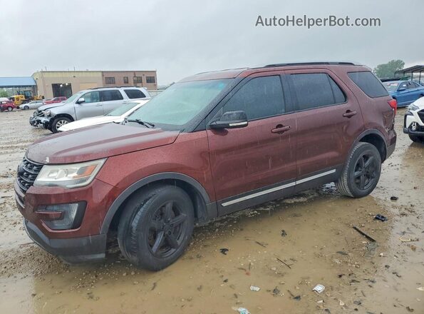 1FM5K8D84GGB35011 2016 FORD EXPLORER Maroon 