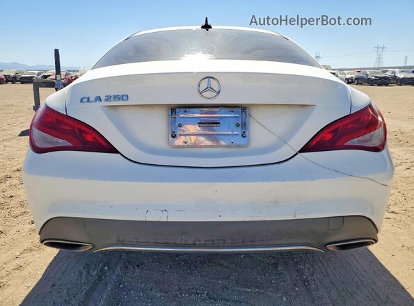 WDDSJ4EB6JN682299 2018 MERCEDES-BENZ CLA-CLASS White Սալոնի դիմացի տեսք