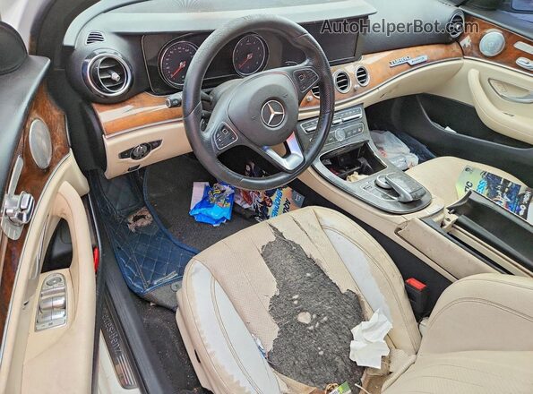 WDDZF4KB6HA052241 2017 MERCEDES-BENZ E White Սարքավորումների վահանակի տեսք