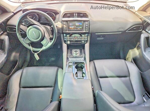 SADCJ2FX7JA321723 2018 JAGUAR F-PACE Черный Вид щитка приборов